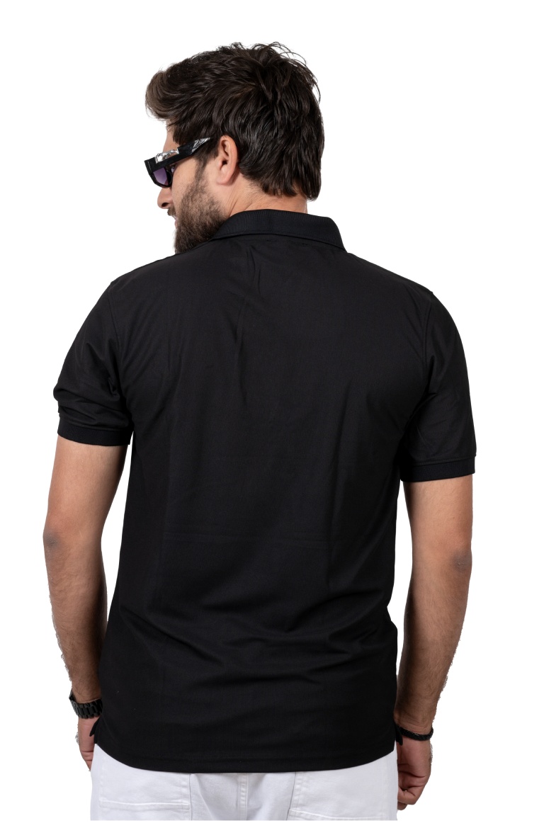 Black Mars Polo T-Shirt