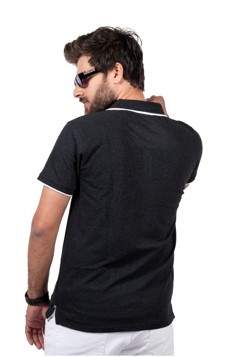 Classic Charcoal Polo T-Shirt