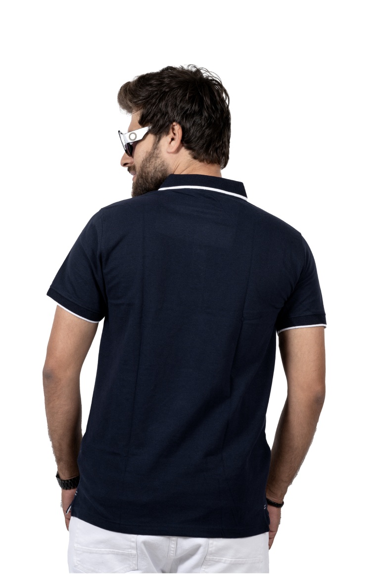 Classic Navy Blue Polo T-Shirt